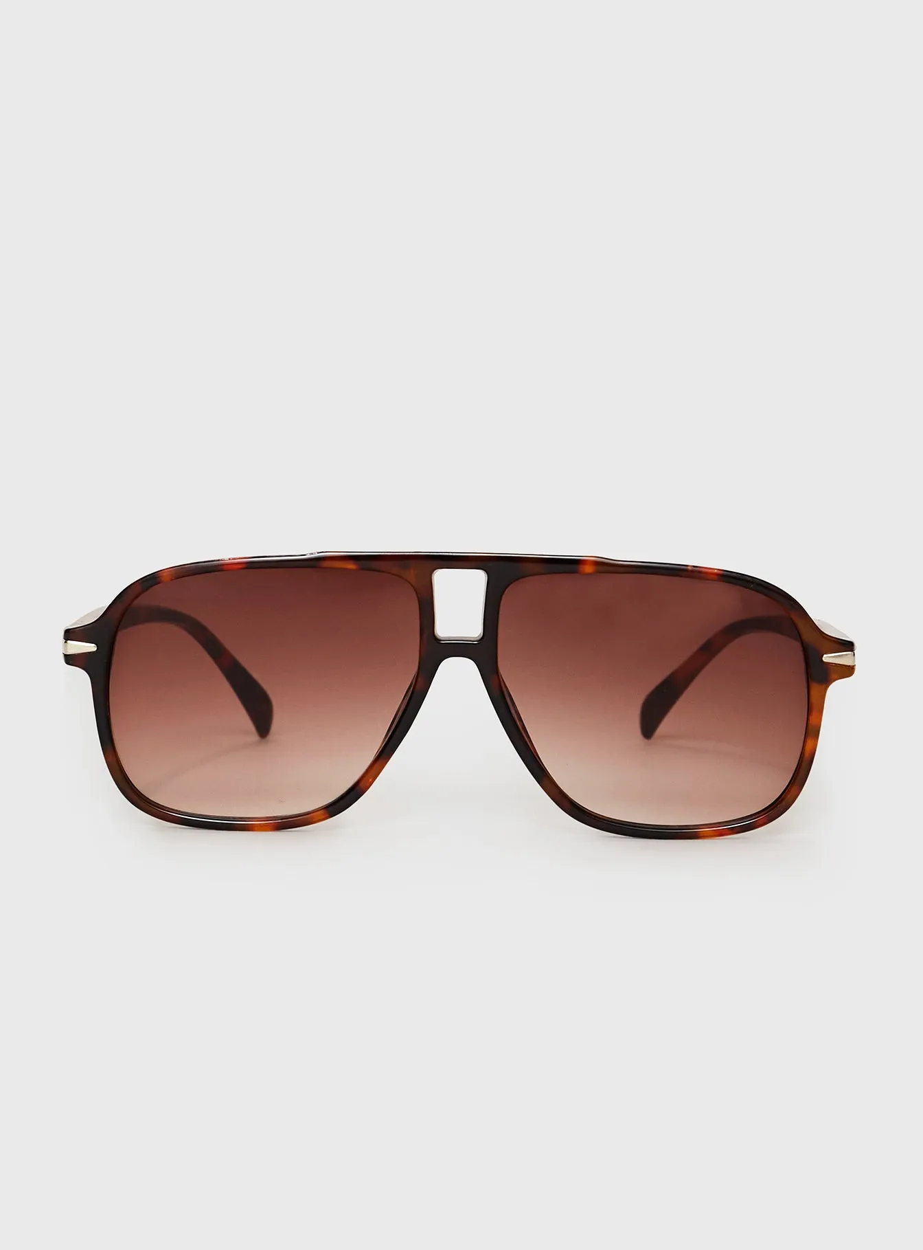 Dore Aviator Sunglasses Brown sold by Princess Polly product image thumbnail 2