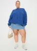 Anaya Oversized Sweater Monday Blues Curve sold by Princess Polly