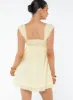 Carlita Mini Dress Yellow sold by Princess Polly