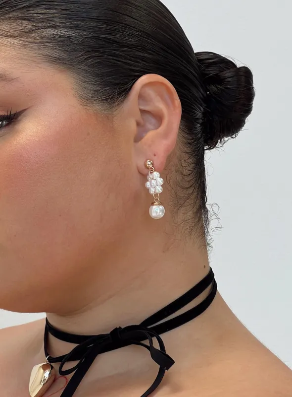 Nataly Earrings Pearl sold by Princess Polly