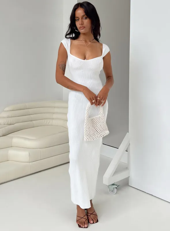 Larissa Maxi Dress White sold by Princess Polly