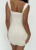 Peyton Mini Dress Cream sold by Princess Polly