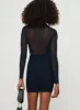 Wallington Long Sleeve Mini Dress Navy sold by Princess Polly