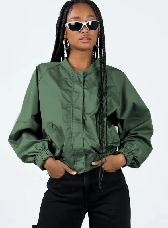 York Jacket Khaki sold by Princess Polly