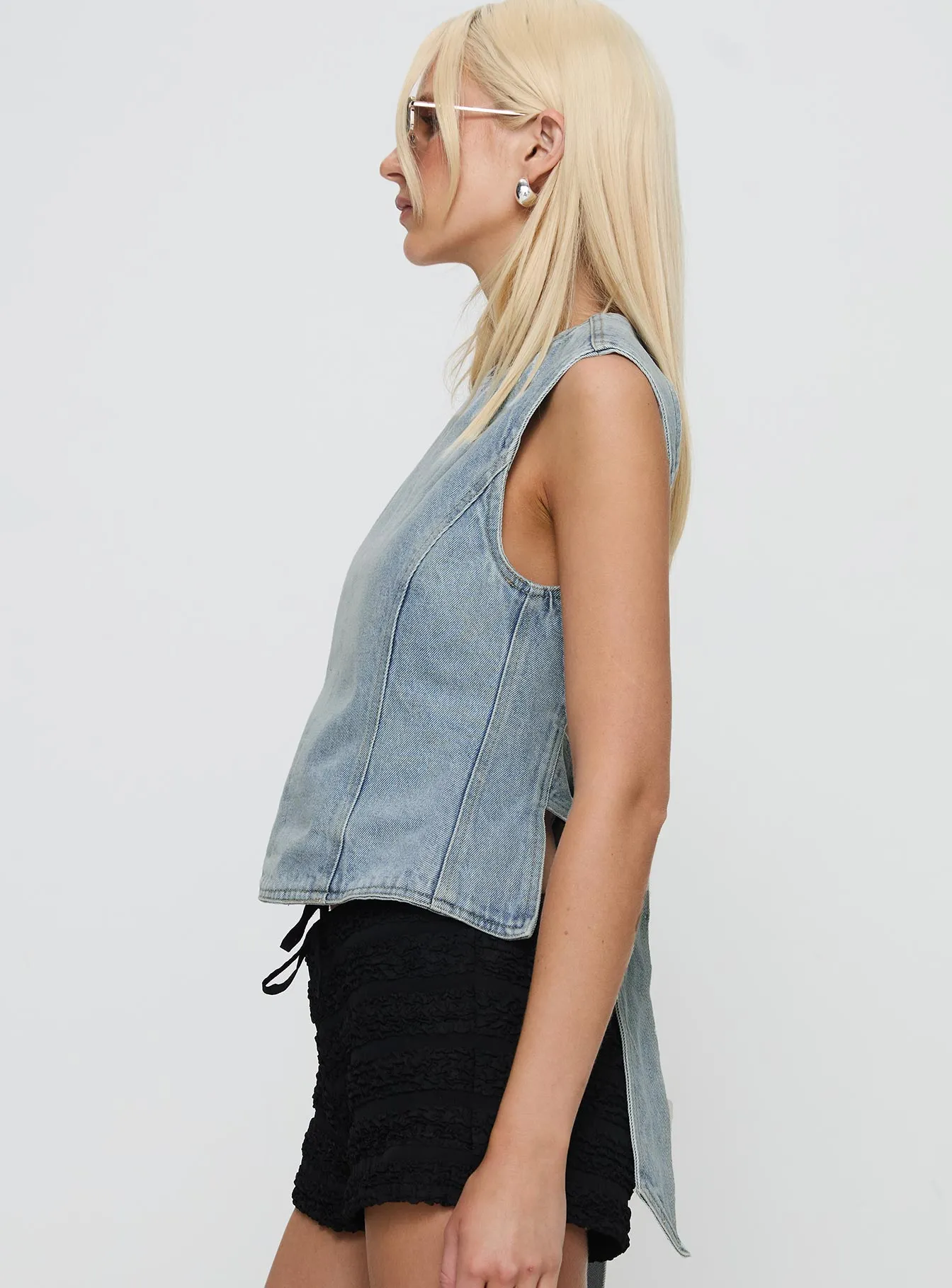 Countryside Top Classic Denim sold by Princess Polly product image thumbnail 4