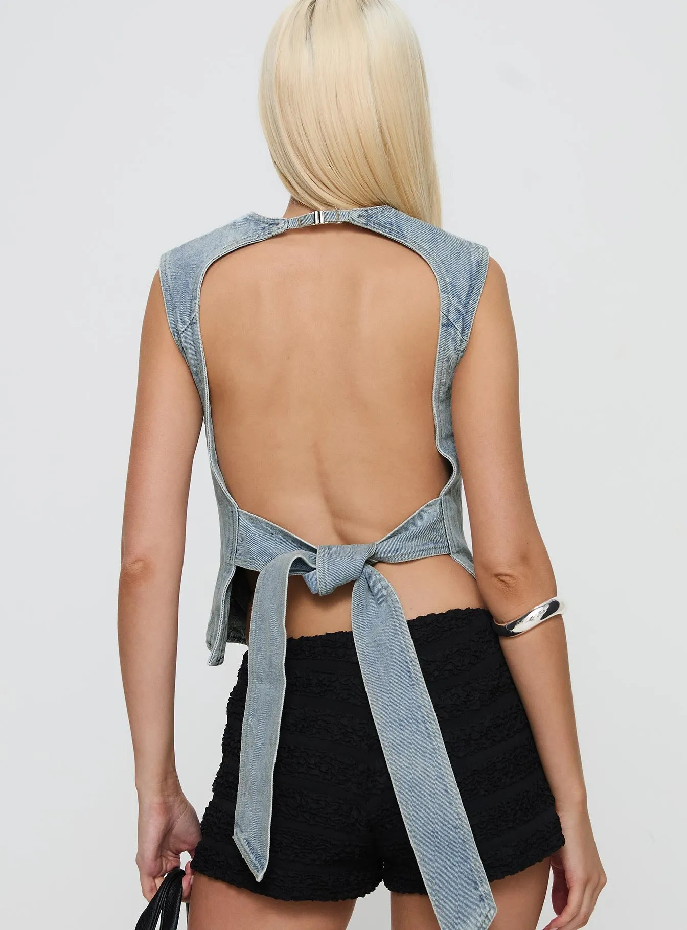 Countryside Top Classic Denim sold by Princess Polly product image thumbnail 5