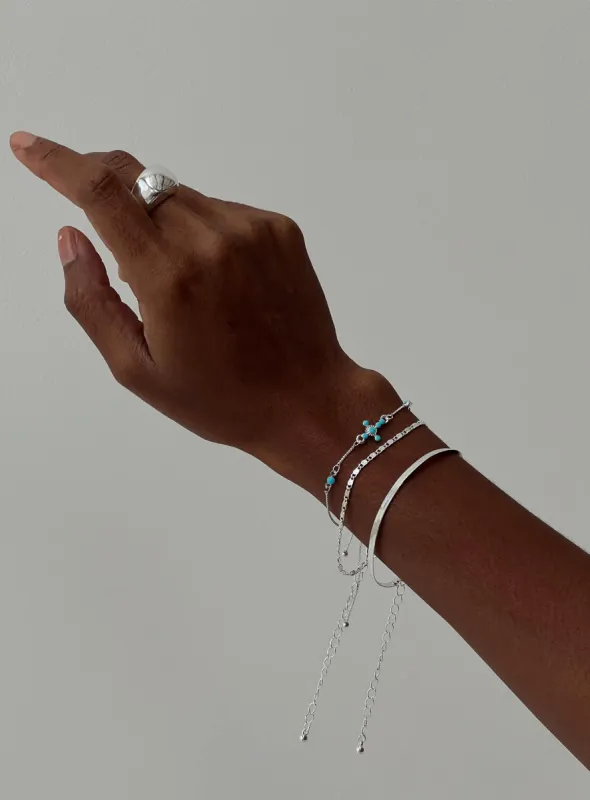 Harkonnen Bracelet Pack SIlver sold by Princess Polly