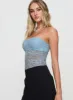 Cupcake Strapless Bodysuit Blue sold by Princess Polly
