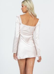 Star Power Mini Dress Champagne Tall sold by Princess Polly