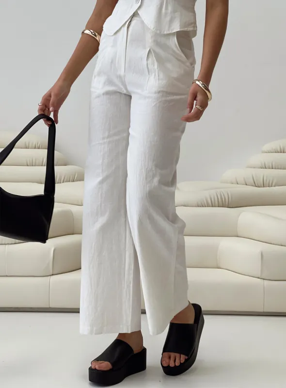 Sofi Pants Natural sold by Princess Polly