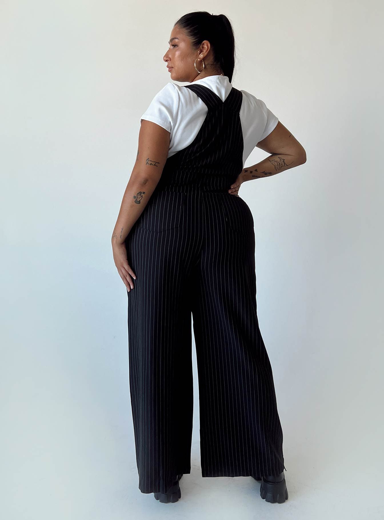 Hayden Overalls Black Curve sold by Princess Polly product image thumbnail 4