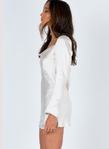 Star Power Mini Dress Champagne Petite sold by Princess Polly