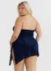 Donelli Mini Dress Navy Curve sold by Princess Polly