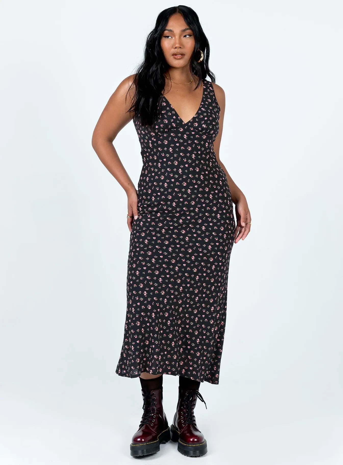 Sariah Maxi Dress Black Petite sold by Princess Polly product image thumbnail 3