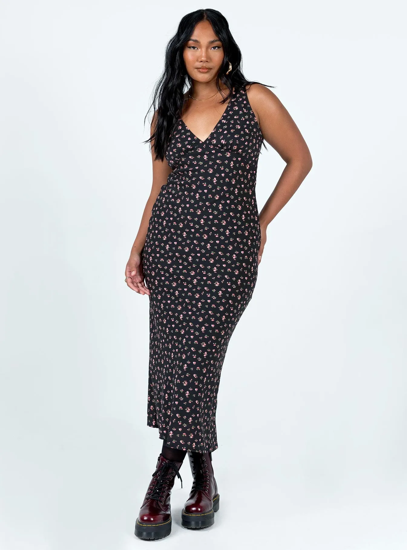 Sariah Maxi Dress Black Petite sold by Princess Polly product image thumbnail 2