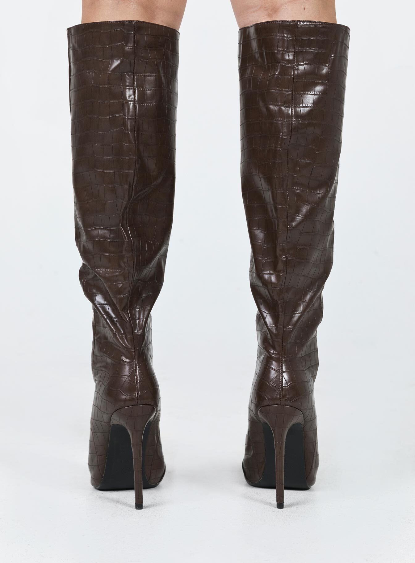 Leighton Boots Brown sold by Princess Polly product image thumbnail 4