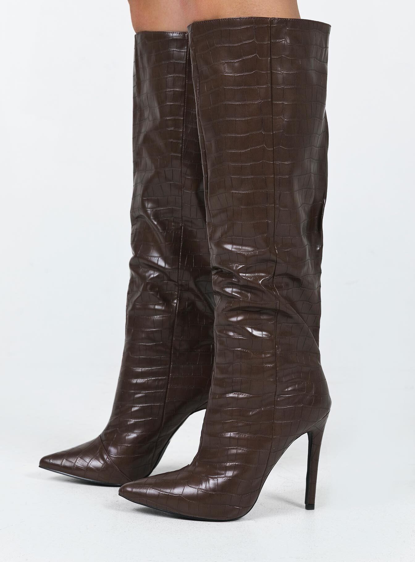 Leighton Boots Brown sold by Princess Polly product image thumbnail 3