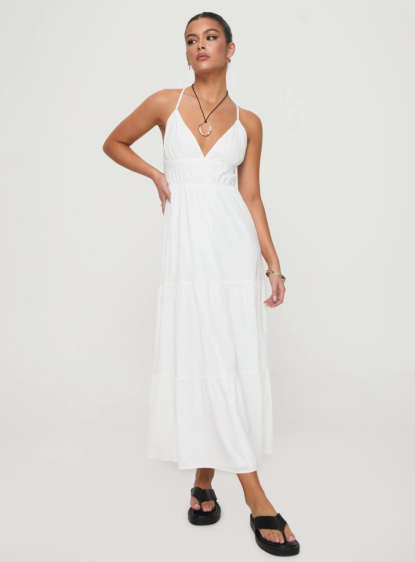 Mckew Maxi Dress White sold by Princess Polly product image thumbnail 2