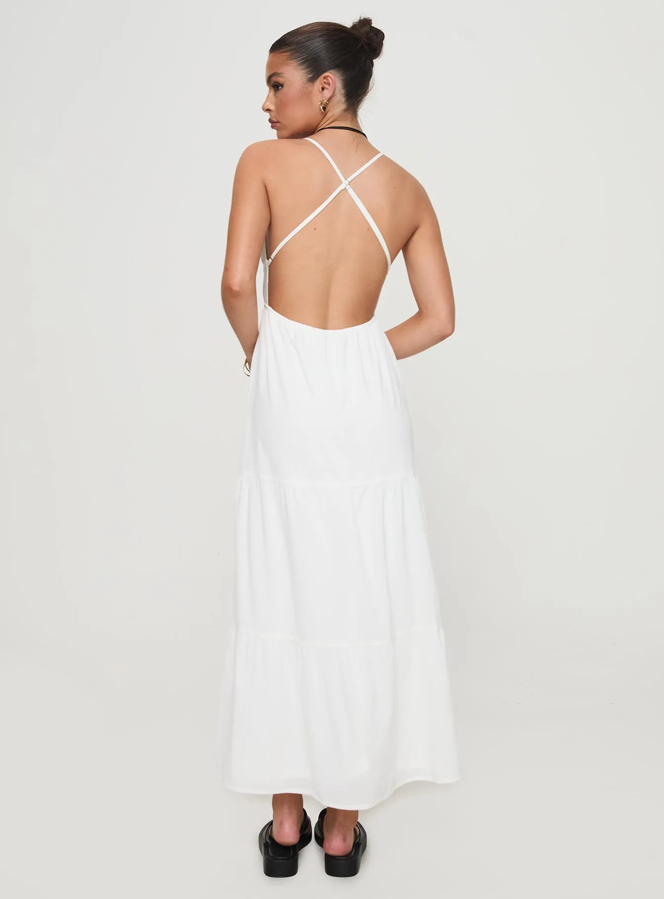 Mckew Maxi Dress White sold by Princess Polly product image thumbnail 5