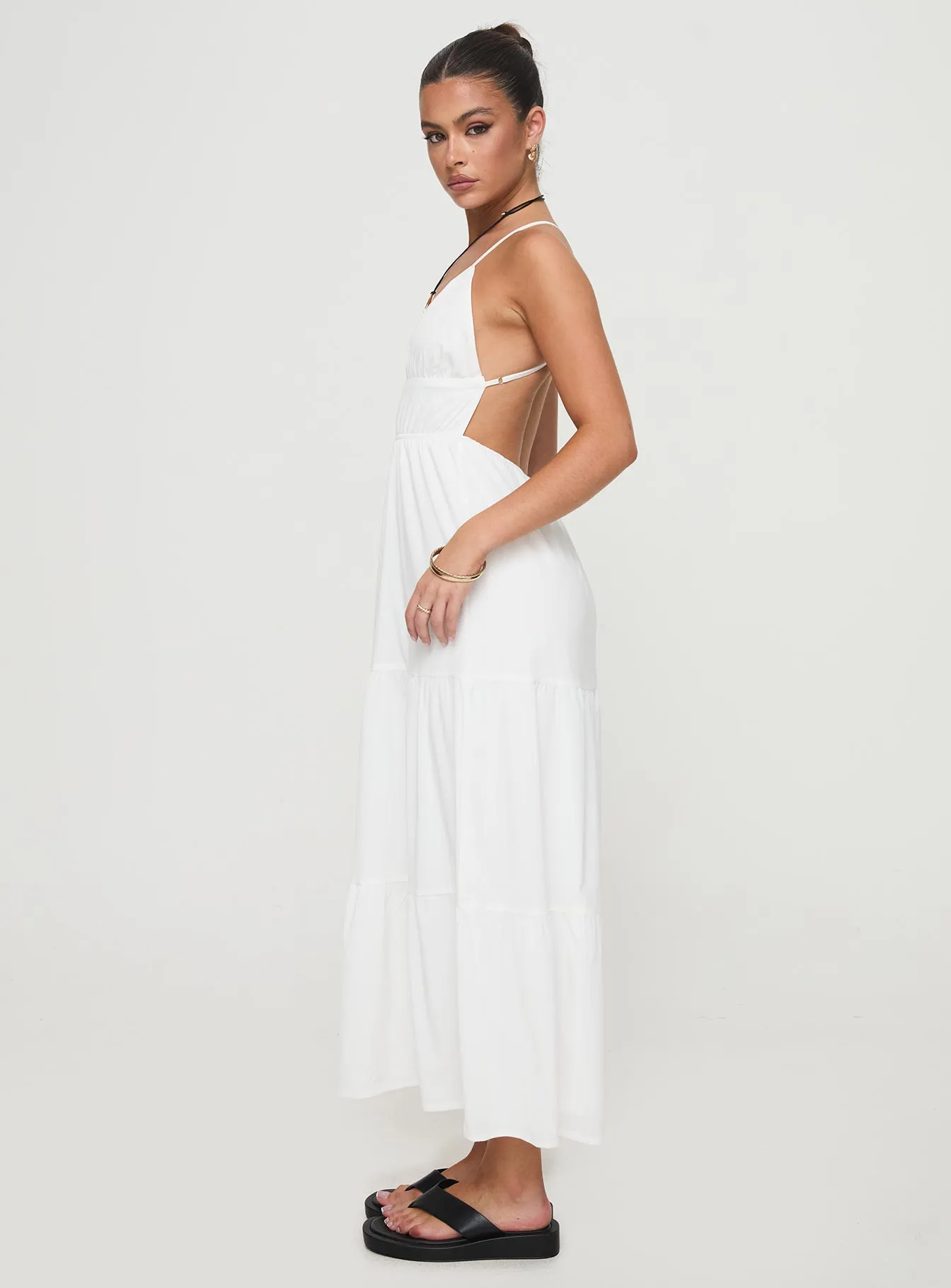 Mckew Maxi Dress White sold by Princess Polly product image thumbnail 4