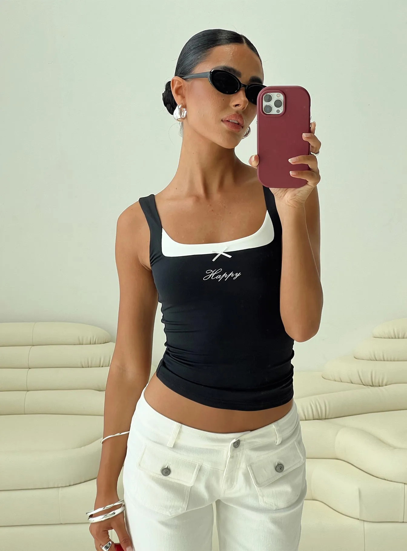 All My Life Top Black sold by Princess Polly