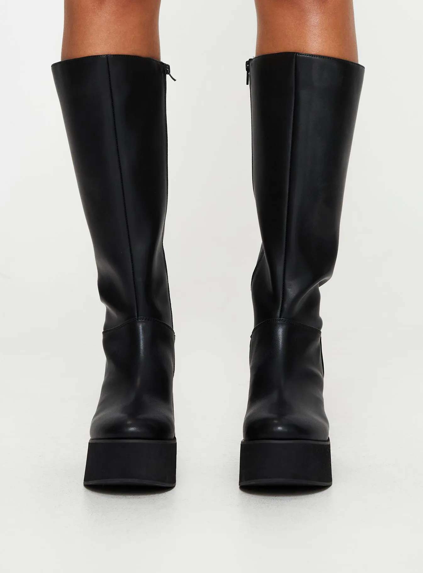 Moxie Knee High Boots Black sold by Princess Polly product image thumbnail 2