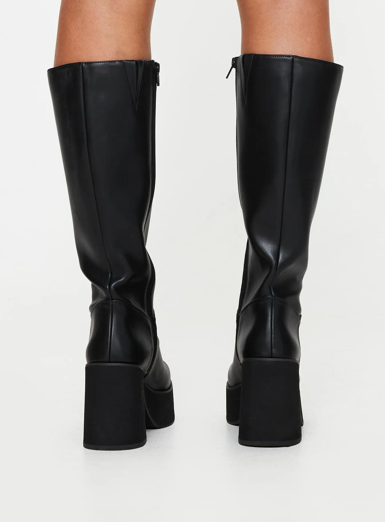 Moxie Knee High Boots Black sold by Princess Polly product image thumbnail 4