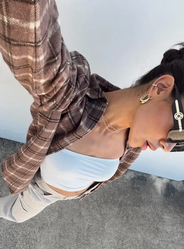 Harleigh Shirt Brown sold by Princess Polly