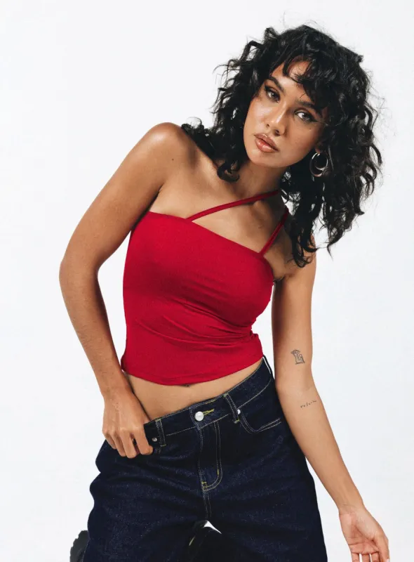 Ellioh Top Red sold by Princess Polly