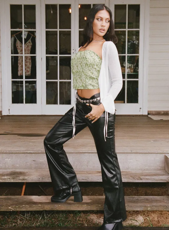 Archette Faux Leather Pants sold by Princess Polly