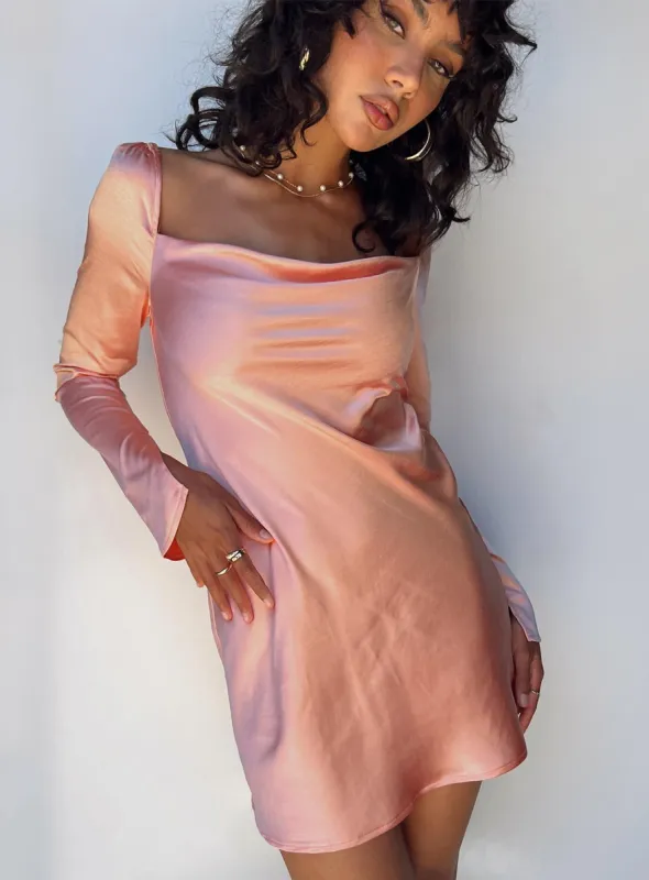 Star Power Mini Dress Baby Pink sold by Princess Polly