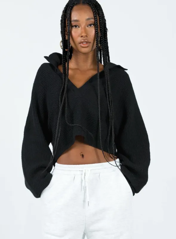 Quinten Sweater Black sold by Princess Polly