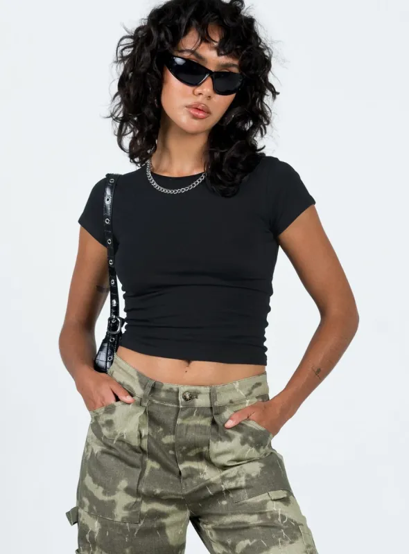 Lex Top Black sold by Princess Polly