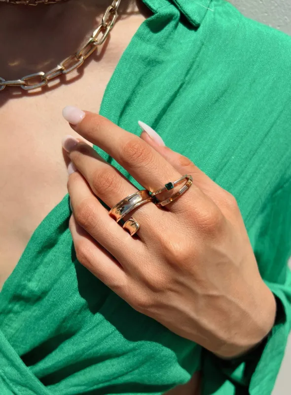 Mathea Ring Pack Gold sold by Princess Polly