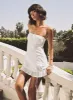 Molloy Strapless Mini Dress White sold by Princess Polly