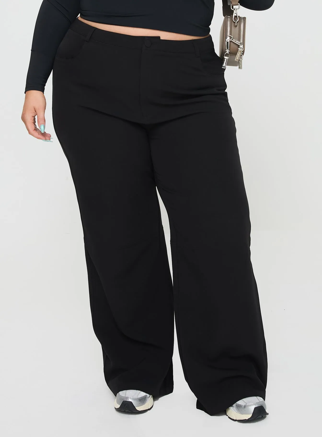 Lulu Pants Black Curve sold by Princess Polly product image thumbnail 2