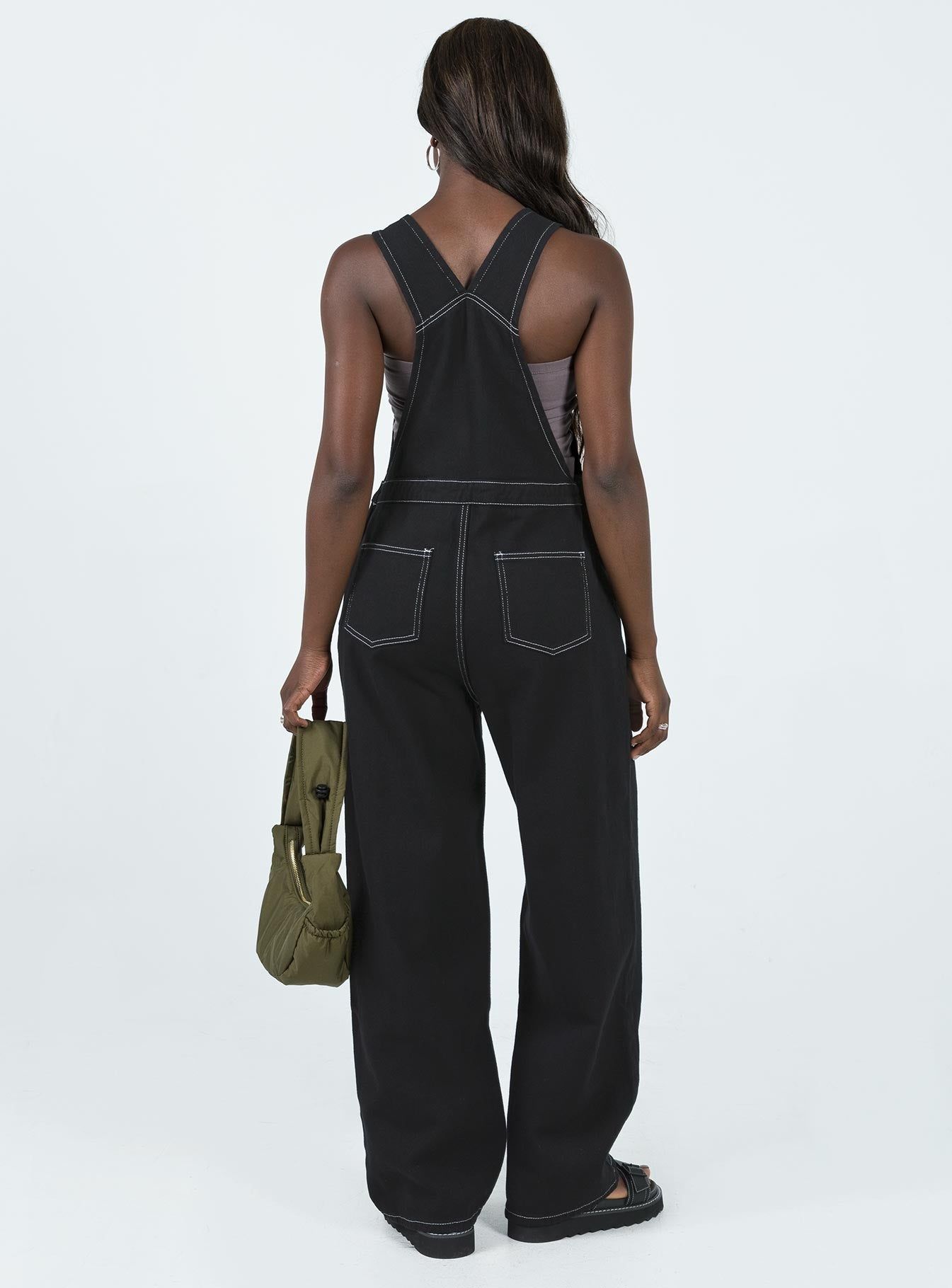 Menzies Overalls Black sold by Princess Polly product image thumbnail 4