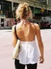 Flutter Halter Top White sold by Princess Polly