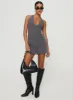 Fenny Mini Dress Grey Petite sold by Princess Polly