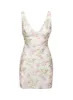 Paradis Mini Dress Multi Floral sold by Princess Polly