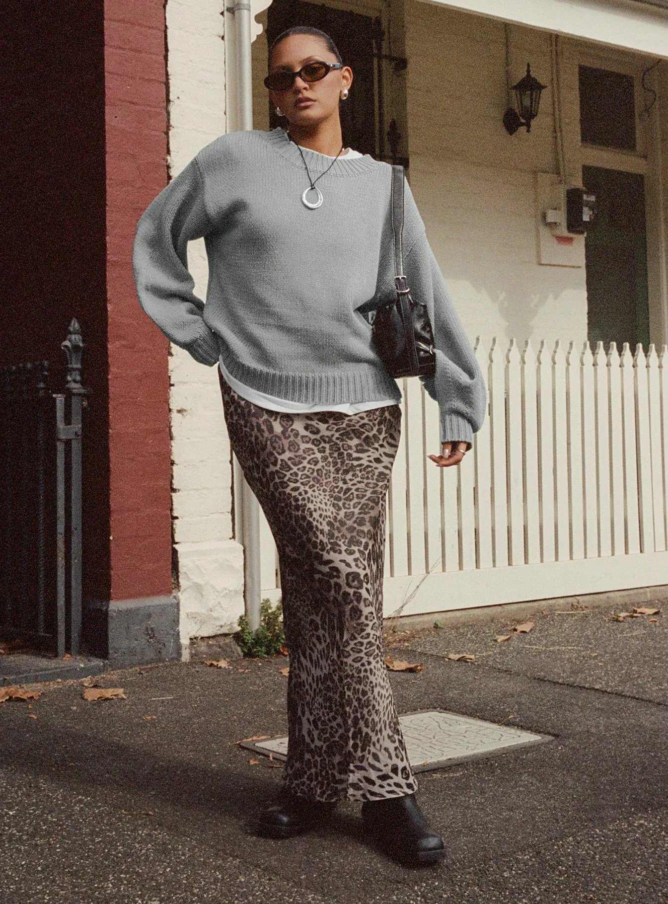 Manda Maxi Skirt Leopard sold by Princess Polly product image thumbnail 5