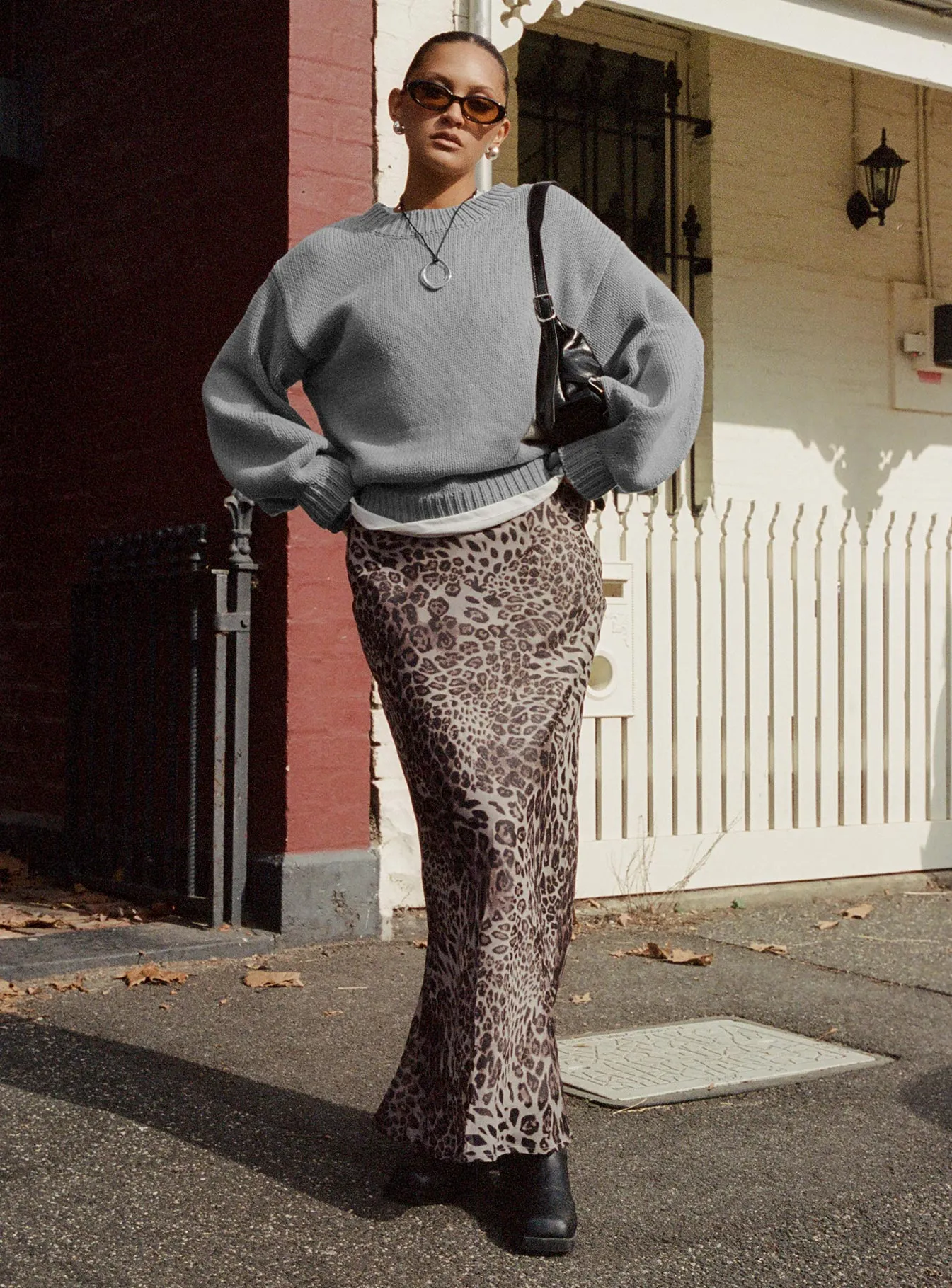 Manda Maxi Skirt Leopard sold by Princess Polly product image thumbnail 3