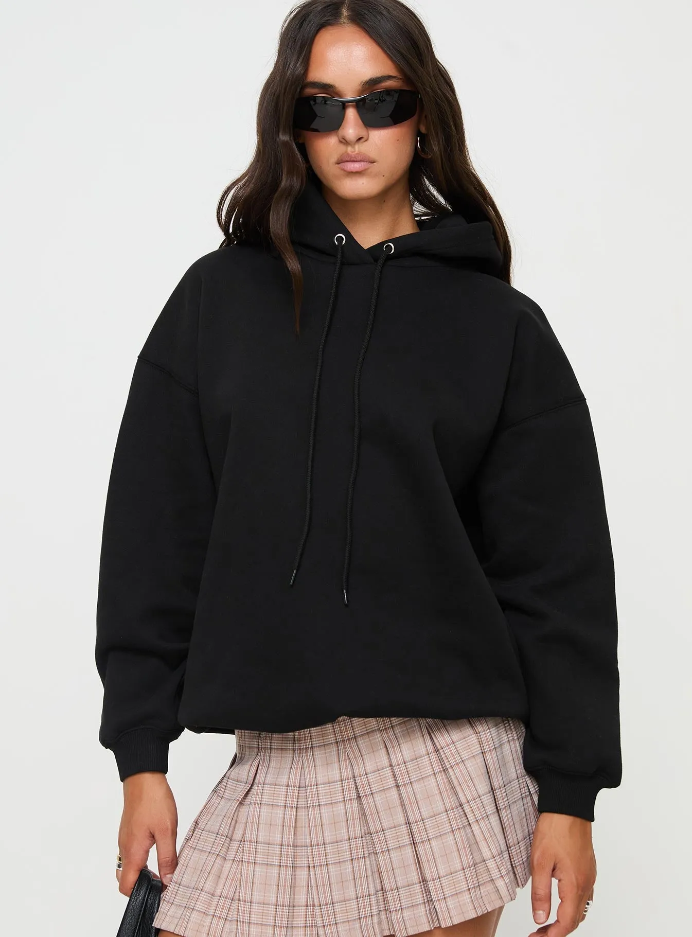 Alvon Hooded Sweatshirt Black sold by Princess Polly product image thumbnail 2