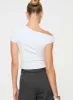 Harrish One Shoulder Top White sold by Princess Polly