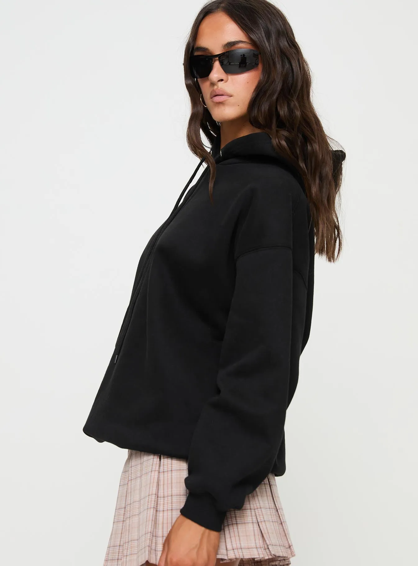 Alvon Hooded Sweatshirt Black sold by Princess Polly product image thumbnail 4