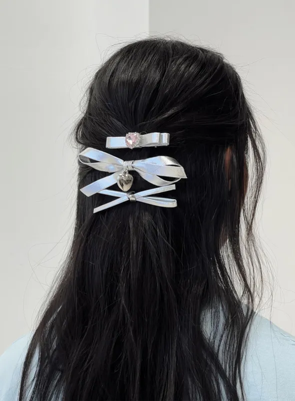 Mich Hair Clip Pack Silver sold by Princess Polly