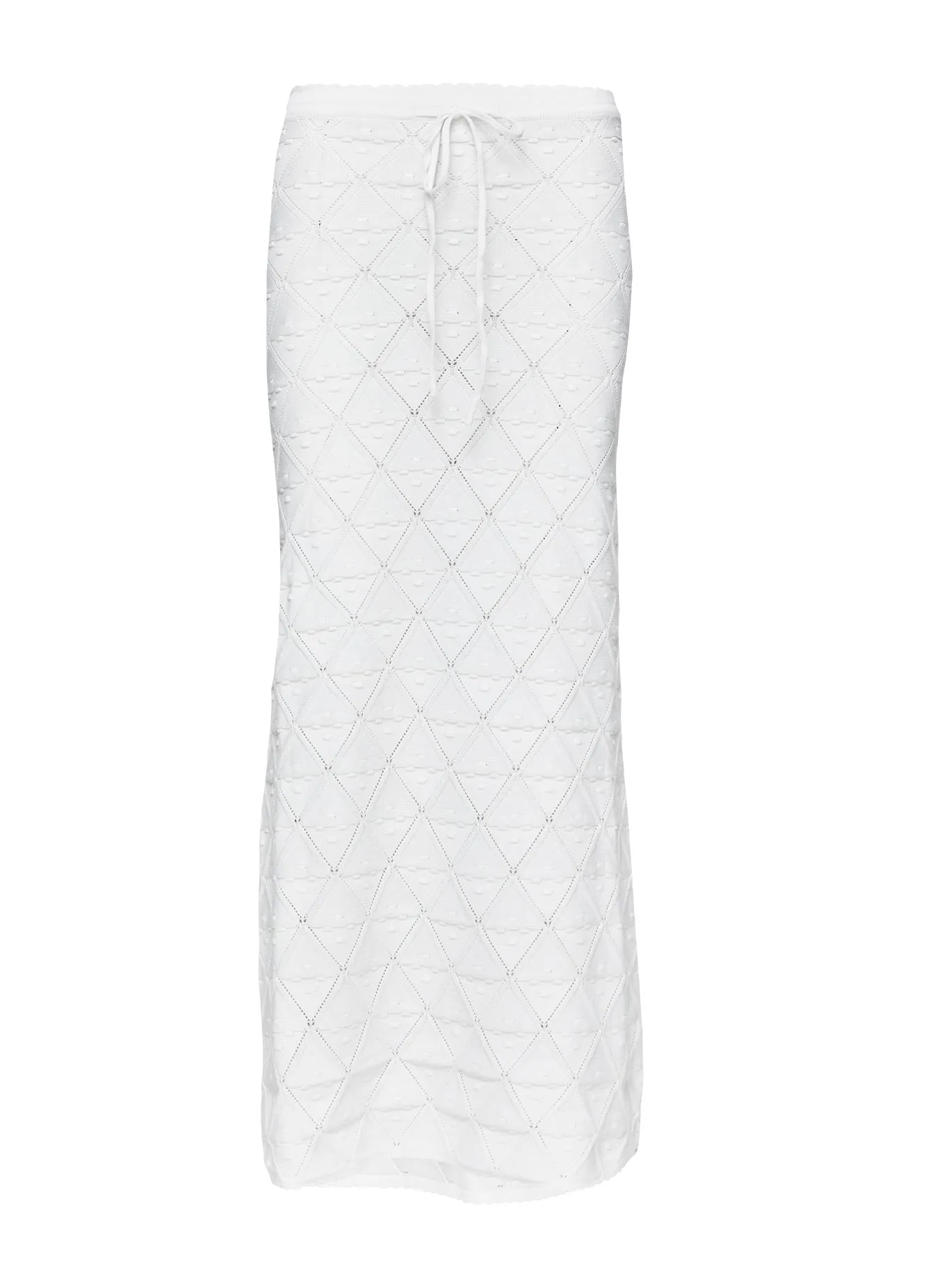 Giulia Knit Maxi Skirt White sold by Princess Polly product image thumbnail 5
