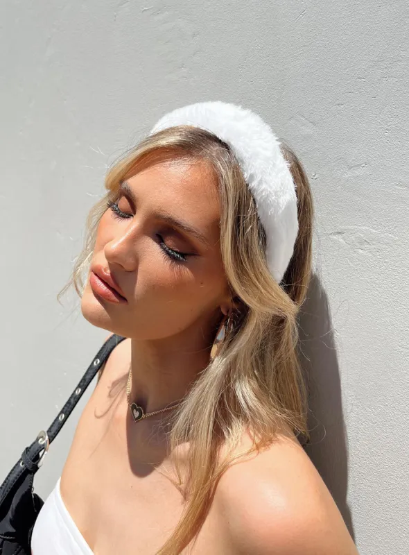 Josefine Headband White sold by Princess Polly
