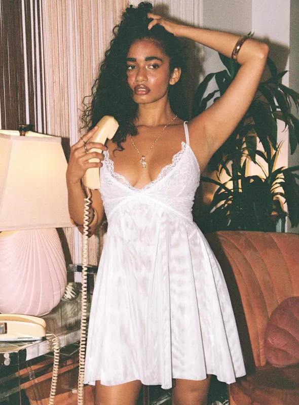 Tinker Mini Dress White sold by Princess Polly