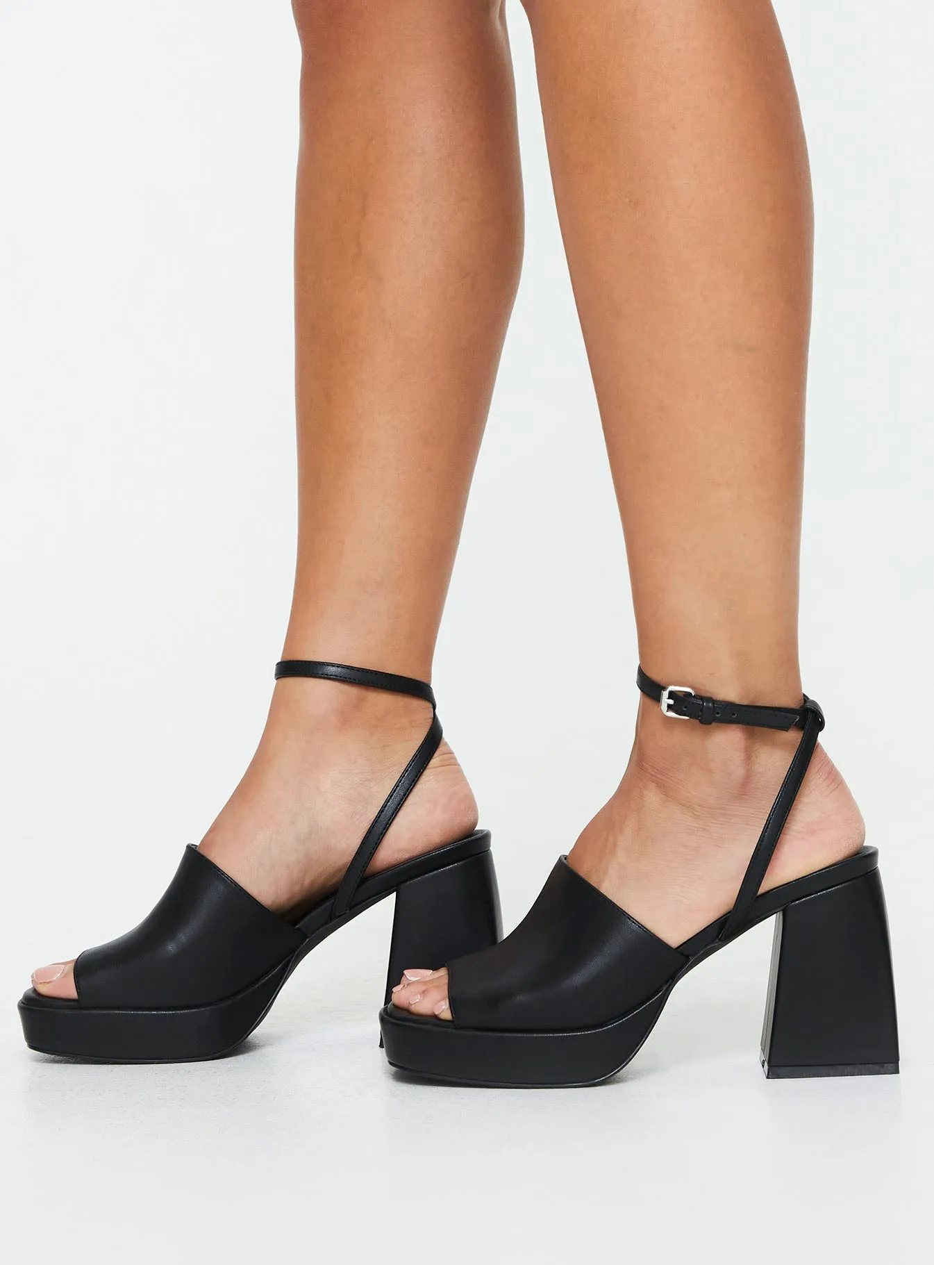 Rhiannon Heels Black sold by Princess Polly product image thumbnail 3